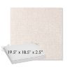 Picture of Abstraction Parchment | Sunbrella® 19.5" x 18.5" Outdoor Dining Cushion