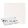 Picture of Abstraction Snow | Sunbrella® 19.5" x 18.5" Outdoor Dining Cushion