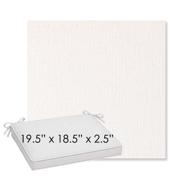 Picture of Abstraction Snow | Sunbrella® 19.5" x 18.5" Outdoor Dining Cushion