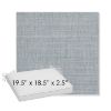 Picture of Ambrose Chambray | Sunbrella® 19.5" x 18.5" Outdoor Dining Cushion