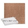Picture of Argo Clay | Sunbrella® 19.5" x 18.5" Outdoor Dining Cushion