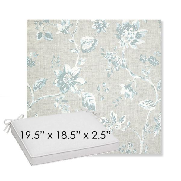 Picture of Ariana Dew | Sunbrella® 19.5" x 18.5" Outdoor Dining Cushion