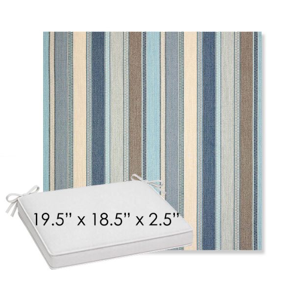 Picture of Ascend Spa | Sunbrella® 19.5" x 18.5" Outdoor Dining Cushion