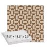 Picture of Assemble Teak | Sunbrella® 19.5" x 18.5" Outdoor Dining Cushion
