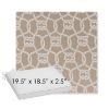 Picture of Bar Harbor Driftwood | Sunbrella® 19.5" x 18.5" Outdoor Dining Cushion