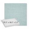 Picture of Bliss Dew | Sunbrella® 19.5" x 18.5" Outdoor Dining Cushion
