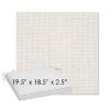 Picture of Bliss Linen | Sunbrella® 19.5" x 18.5" Outdoor Dining Cushion