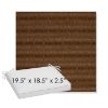 Picture of Boardwalk Cherry Cola | Sunbrella® 19.5" x 18.5" Outdoor Dining Cushion