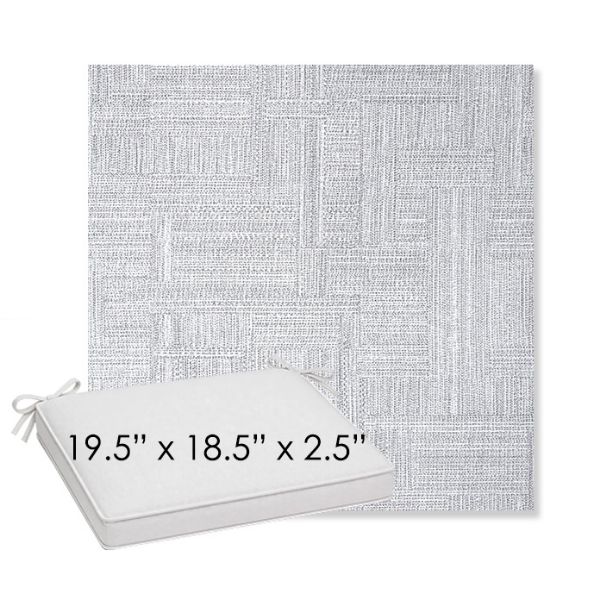 Picture of Boro Elegance | Sunbrella® 19.5" x 18.5" Outdoor Dining Cushion