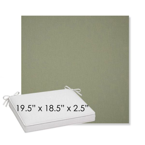 Picture of Canvas Almond | Sunbrella® 19.5" x 18.5" Outdoor Dining Cushion