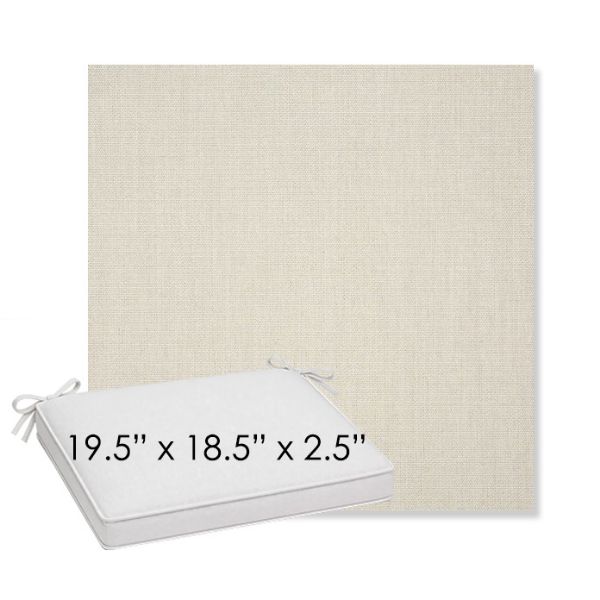Picture of Canvas Cloud | Sunbrella® 19.5" x 18.5" Outdoor Dining Cushion