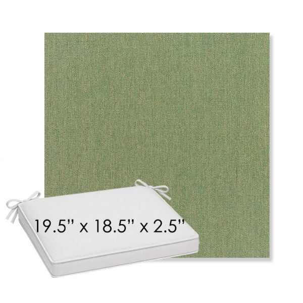 Picture of Canvas Fern | Sunbrella® 19.5" x 18.5" Outdoor Dining Cushion