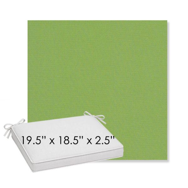 Picture of Canvas Ginkgo | Sunbrella® 19.5" x 18.5" Outdoor Dining Cushion