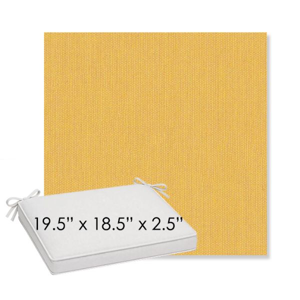 Picture of Canvas Hive | Sunbrella® 19.5" x 18.5" Outdoor Dining Cushion