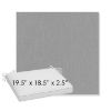 Picture of Canvas Lead Chine | Sunbrella® 19.5" x 18.5" Outdoor Dining Cushion