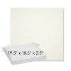 Picture of Canvas White | Sunbrella® 19.5" x 18.5" Outdoor Dining Cushion