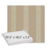 Picture of Caper Camel | Sunbrella® 19.5" x 18.5" Outdoor Dining Cushion