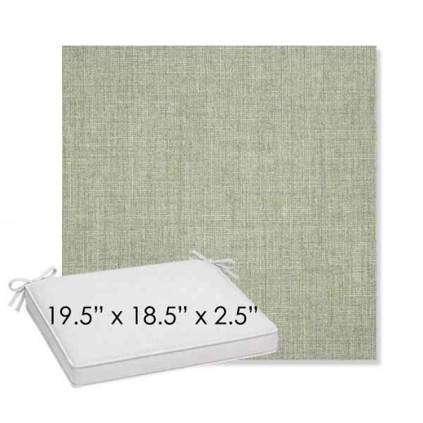 Picture of Cast Oasis | Sunbrella® 19.5" x 18.5" Outdoor Dining Cushion