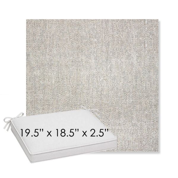 Picture of Chartres Silk | Sunbrella® 19.5" x 18.5" Outdoor Dining Cushion