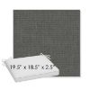 Picture of Cliff Slate | Sunbrella® 19.5" x 18.5" Outdoor Dining Cushion