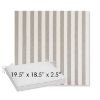 Picture of Costa Nickel | Sunbrella® 19.5" x 18.5" Outdoor Dining Cushion