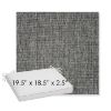 Picture of Crush Pewter | Sunbrella® 19.5" x 18.5" Outdoor Dining Cushion