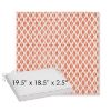 Picture of Detail Persimmon | Sunbrella® 19.5" x 18.5" Outdoor Dining Cushion