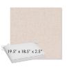 Picture of Dither Antique | Sunbrella® 19.5" x 18.5" Outdoor Dining Cushion