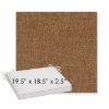 Picture of Dither Bark | Sunbrella® 19.5" x 18.5" Outdoor Dining Cushion