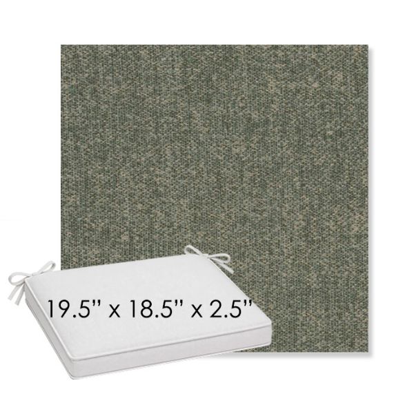 Picture of Dither Fern | Sunbrella® 19.5" x 18.5" Outdoor Dining Cushion