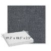 Picture of Dither Slate | Sunbrella® 19.5" x 18.5" Outdoor Dining Cushion