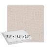 Picture of Dumont Cream | Sunbrella® 19.5" x 18.5" Outdoor Dining Cushion