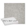 Picture of Dumont Dove | Sunbrella® 19.5" x 18.5" Outdoor Dining Cushion