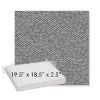 Picture of Dumont Slate | Sunbrella® 19.5" x 18.5" Outdoor Dining Cushion