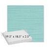 Picture of Dupione Celeste | Sunbrella® 19.5" x 18.5" Outdoor Dining Cushion