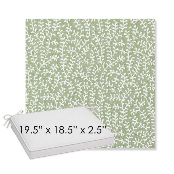 Picture of Eberly Spring | Sunbrella® 19.5" x 18.5" Outdoor Dining Cushion