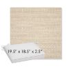 Picture of Embrace Linen | Sunbrella® 19.5" x 18.5" Outdoor Dining Cushion