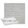 Picture of Embrace Pewter | Sunbrella® 19.5" x 18.5" Outdoor Dining Cushion