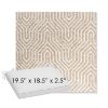Picture of Etna Dune | Sunbrella® 19.5" x 18.5" Outdoor Dining Cushion