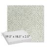 Picture of Etna Juniper | Sunbrella® 19.5" x 18.5" Outdoor Dining Cushion