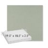 Picture of Exhale Rainwashed | Sunbrella® 19.5" x 18.5" Outdoor Dining Cushion
