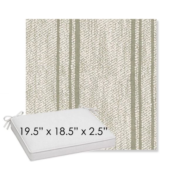 Picture of Harvest Nile | Sunbrella® 19.5" x 18.5" Outdoor Dining Cushion