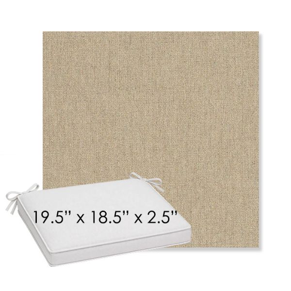 Picture of Heritage Ashe | Sunbrella® 19.5" x 18.5" Outdoor Dining Cushion