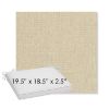 Picture of Heritage Papyrus | Sunbrella® 19.5" x 18.5" Outdoor Dining Cushion