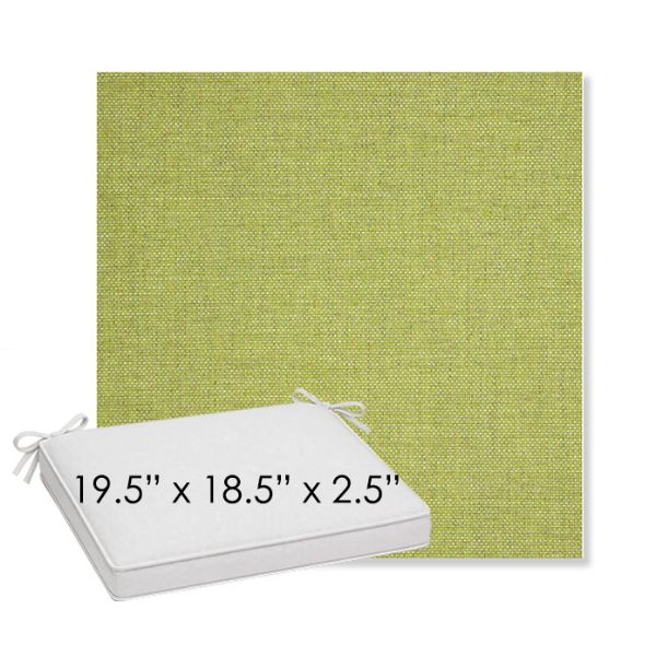 Picture of Idol Leaf | Sunbrella® 19.5" x 18.5" Outdoor Dining Cushion