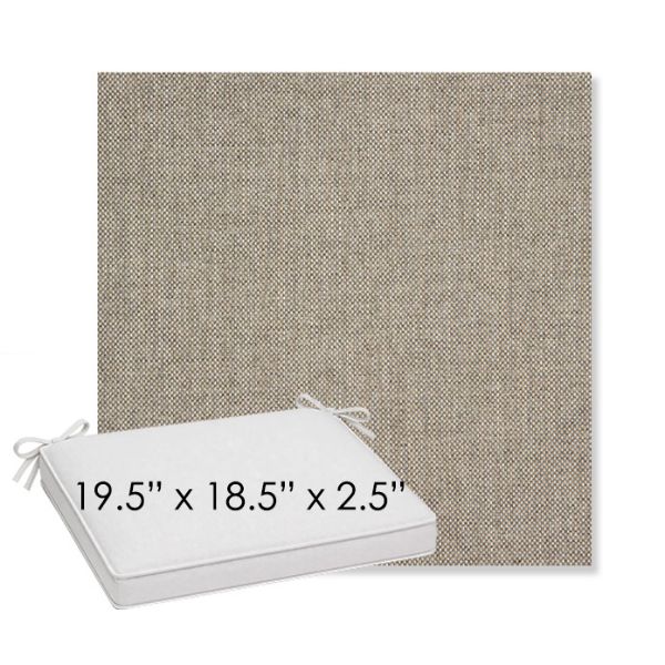 Picture of Idol Shale | Sunbrella® 19.5" x 18.5" Outdoor Dining Cushion