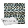 Picture of Inga Green Tea | Sunbrella® 19.5" x 18.5" Outdoor Dining Cushion