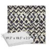 Picture of Inga Midnight | Sunbrella® 19.5" x 18.5" Outdoor Dining Cushion