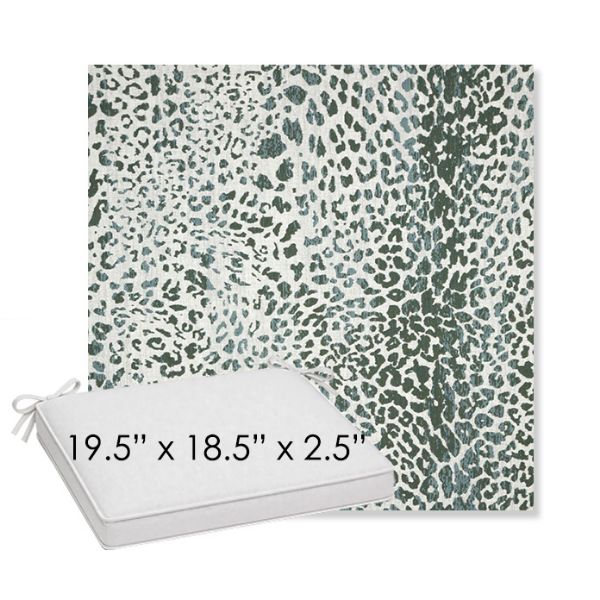 Picture of Instinct Willow | Sunbrella® 19.5" x 18.5" Outdoor Dining Cushion