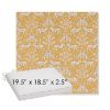 Picture of Jaipur Frame Honey | Sunbrella® 19.5" x 18.5" Outdoor Dining Cushion